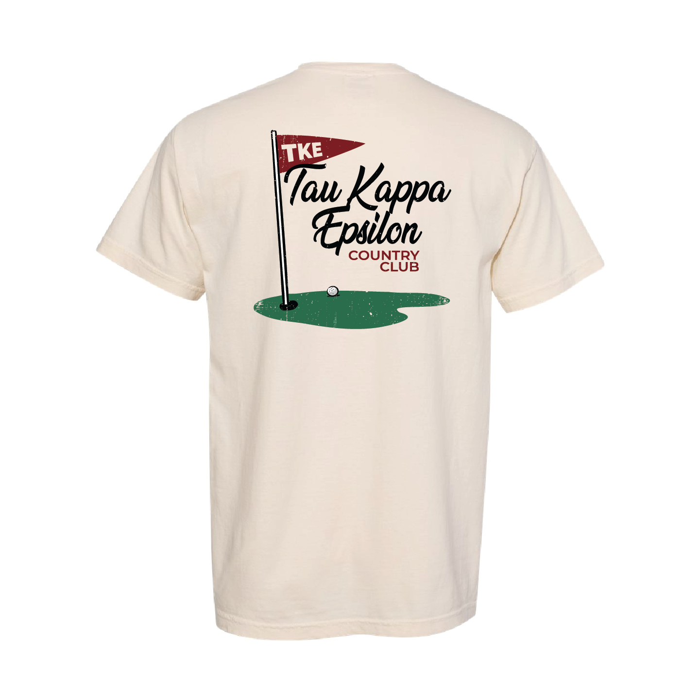 TKE Golf T Shirt by Comfort Colors 2024 The Tau Kappa Epsilon Store
