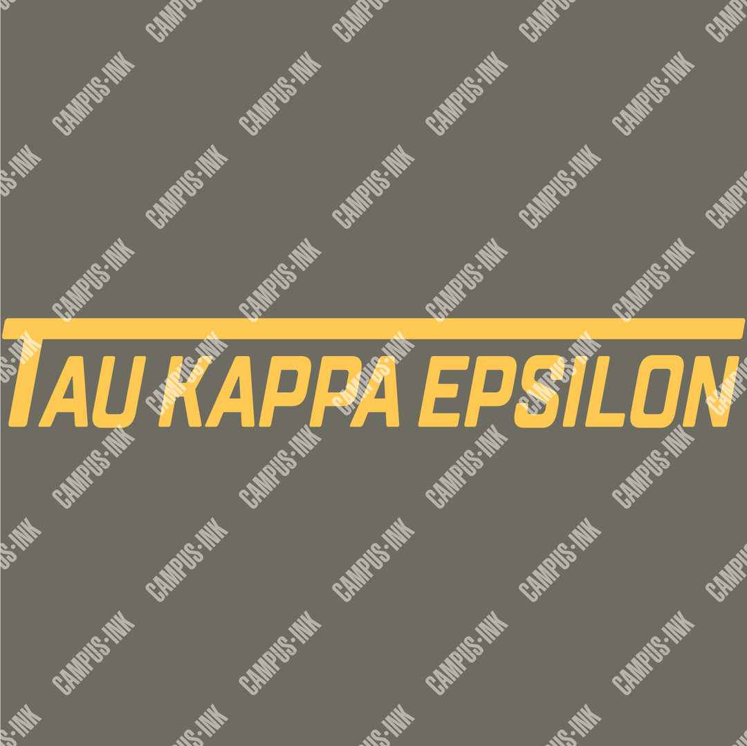 Tau Kappa Epsilon Futuristic Word Design