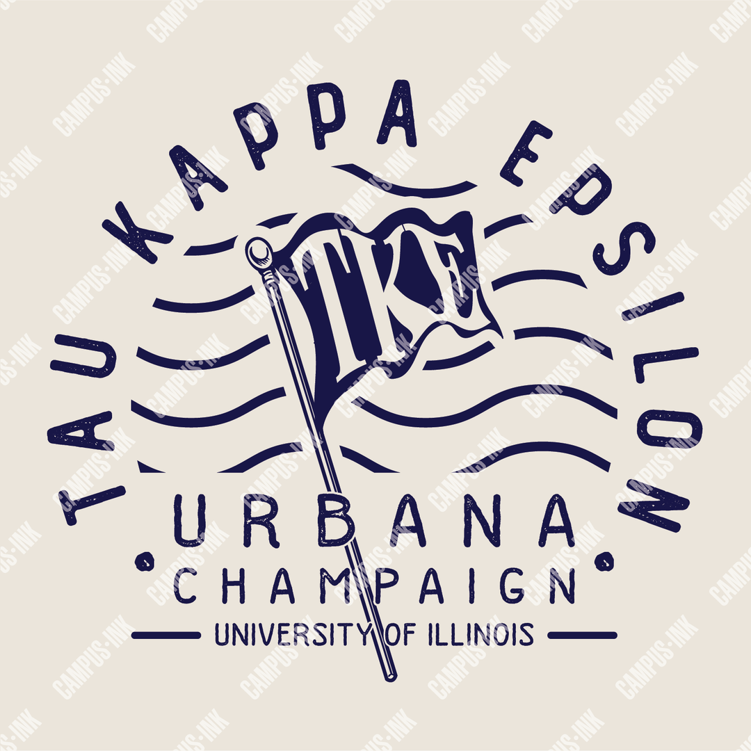 Tau Kappa Epsilon Minimal Flag Design