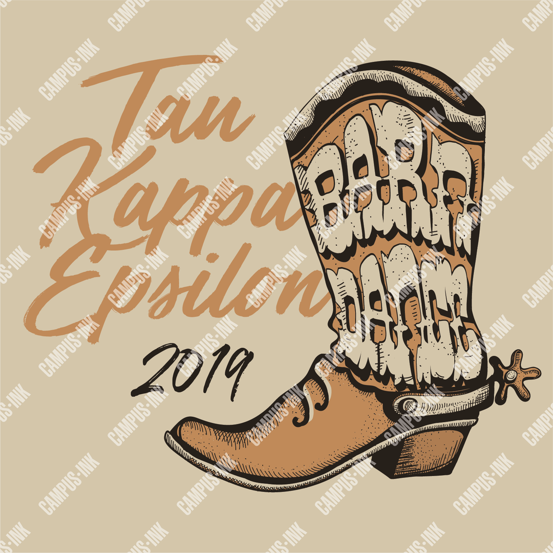 Tau Kappa Epsilon Barn Dance Design