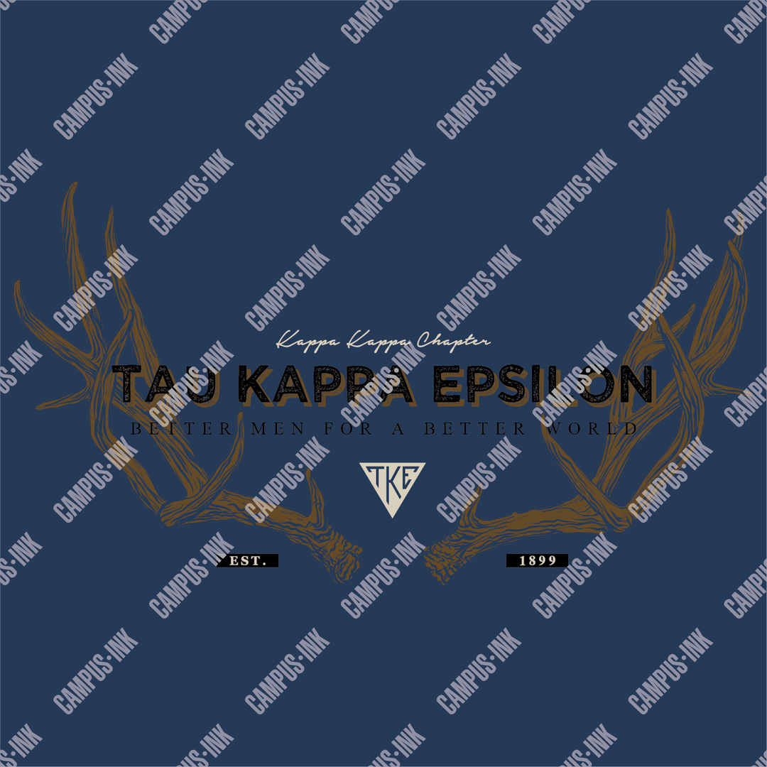Tau Kappa Epsilon Deer Antler Design
