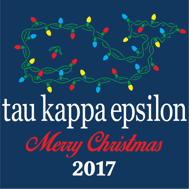 Tau Kappa Epsilon Holiday Whale Design