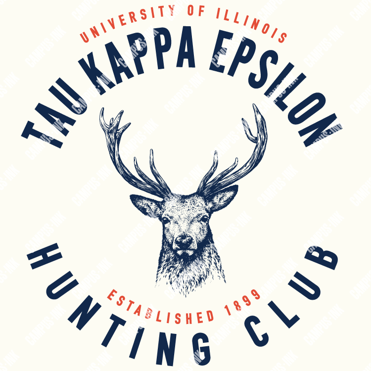 Tau Kappa Epsilon Hunting Club Deer Design