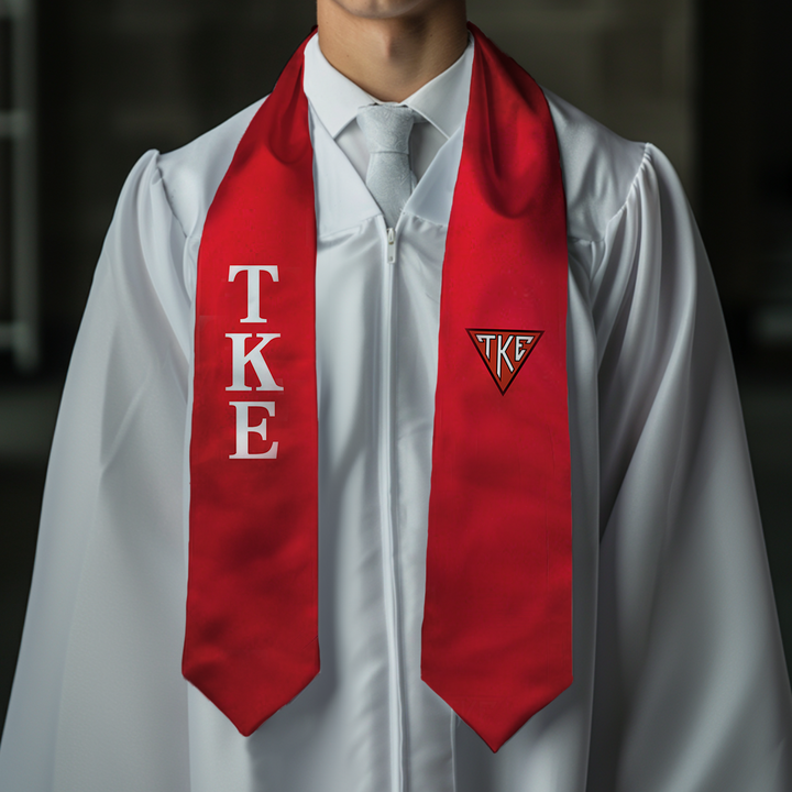 TKE 72" Embroidered Graduation Stole