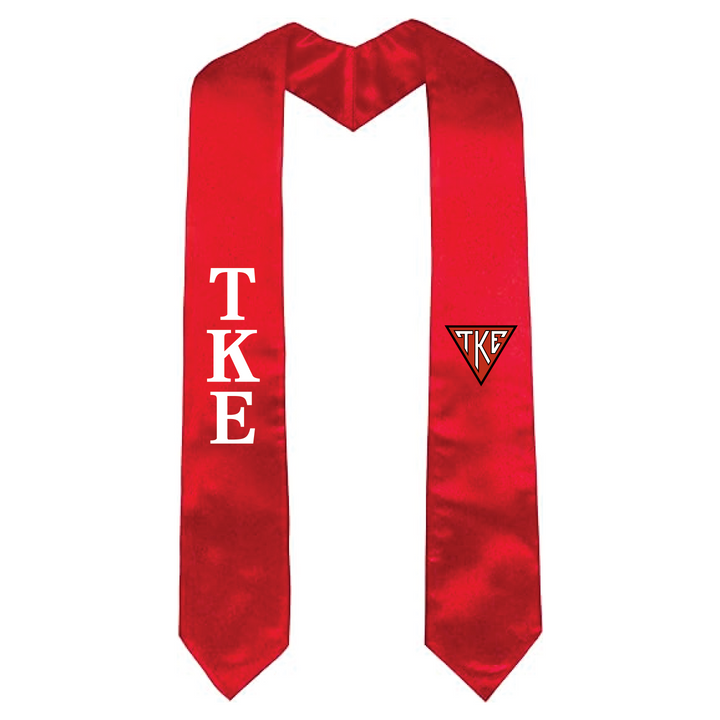 TKE 72" Embroidered Graduation Stole