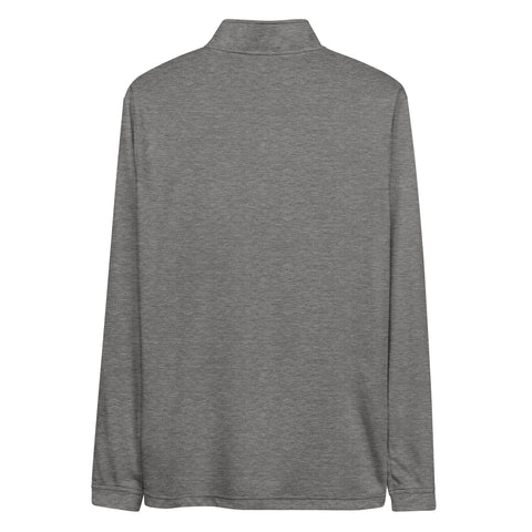 TKE Adidas Coat Of Arms Quarter Zip in Grey