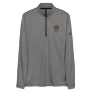 TKE Adidas Coat Of Arms Quarter Zip in Grey