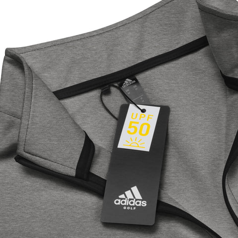 TKE Adidas Coat Of Arms Quarter Zip in Grey