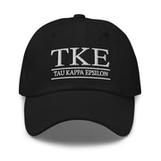 TKE Classic Letters Baseball Cap in Black