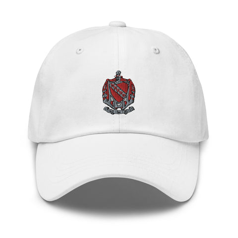 TKE White Coat Of Arms Baseball Cap