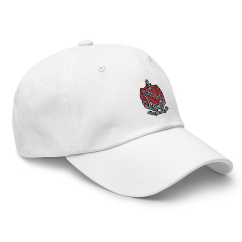 TKE White Coat Of Arms Baseball Cap