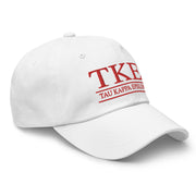 TKE Classic Letters Baseball Cap in White