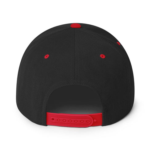 TKE Red Arch Letters Classic Snapback Hat