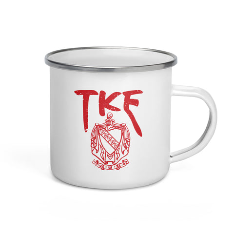 TKE Coat Of Arms Enamel Mug