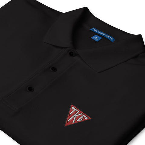 TKE Black Houseplate Premium Polo