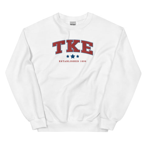 TKE Americana Embroidered Crewneck