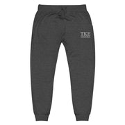 TKE Letters Embroidered Fleece Sweatpants