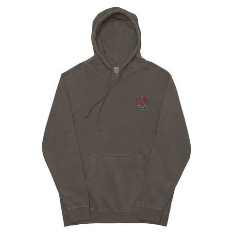 TKE Pigment Dyed Embroidered Hoodie