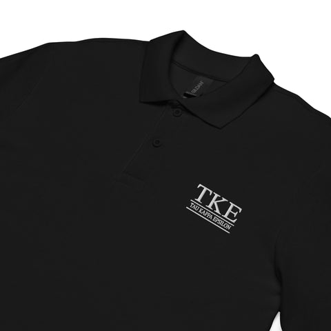 TKE Letters Pique Polo