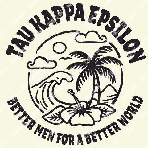 Tau Kappa Epsilon Aloha Design