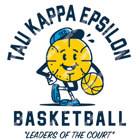 Tau Kappa Epsilon Standing Basketball Design