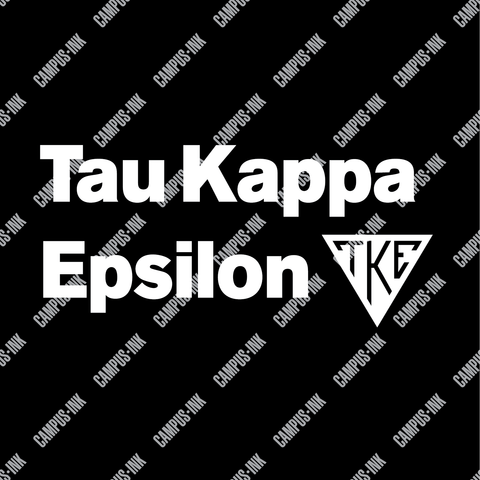 Tau Kappa Epsilon Triangle Wordmark Design