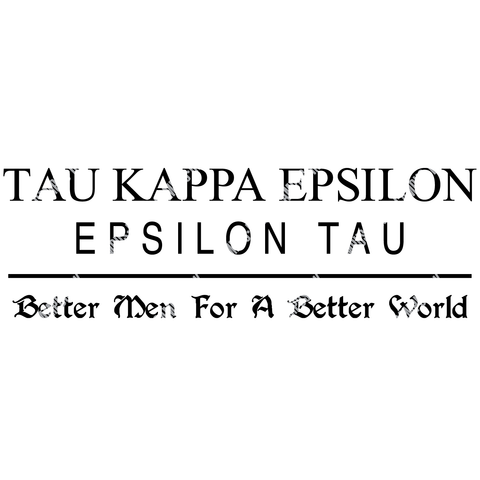 Tau Kappa Epsilon Chapter Name Design