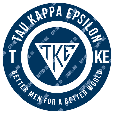 Tau Kappa Epsilon Circle Logo Design