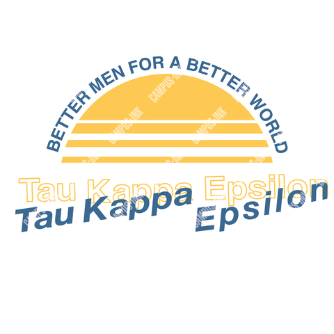 Tau Kappa Epsilon Sunset Design