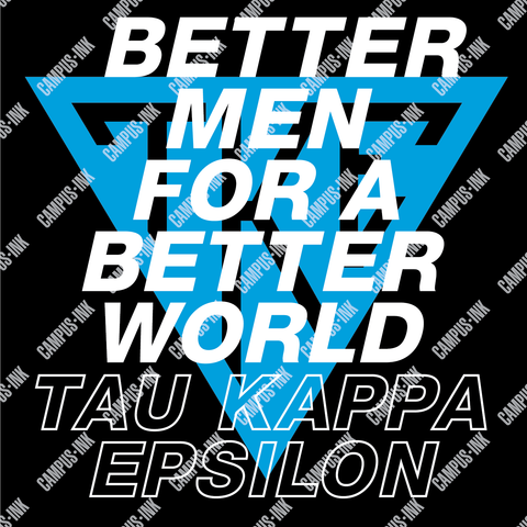 Tau Kappa Epsilon Italicized Design