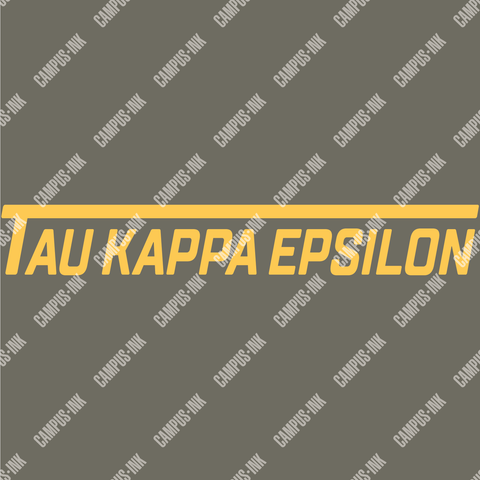 Tau Kappa Epsilon Futuristic Word Design