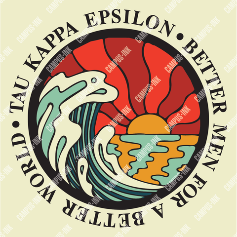 Tau Kappa Epsilon Chill Wave Design