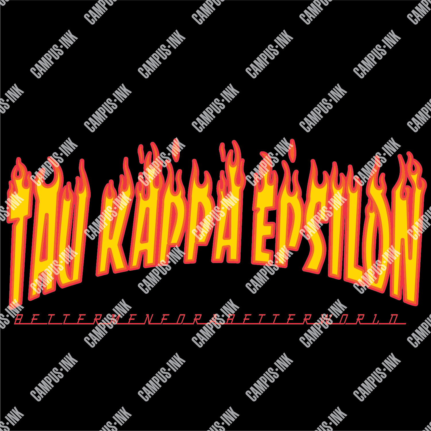 Tau Kappa Epsilon Fire Design – The Tau Kappa Epsilon Store